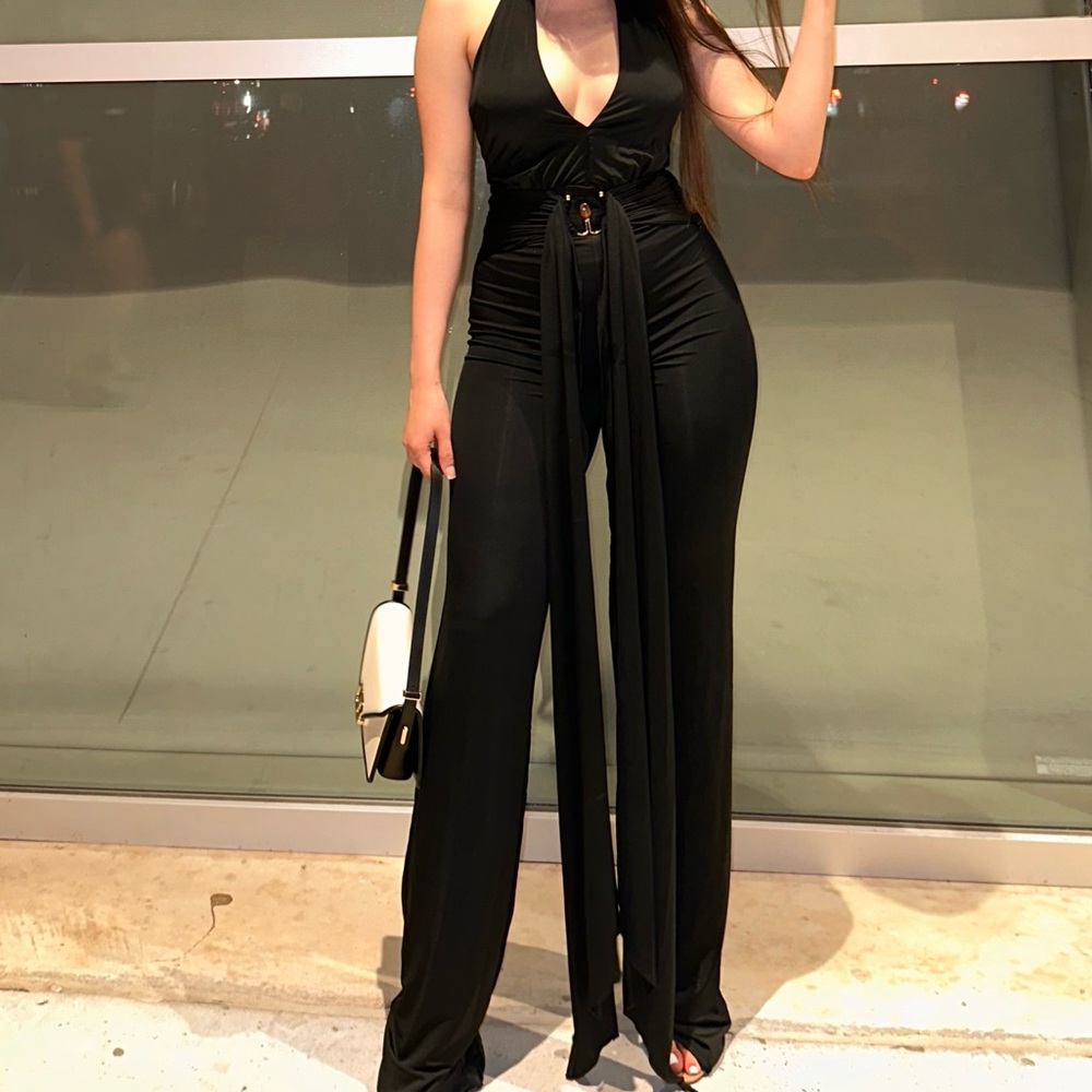 Oh polly black jumpsuit